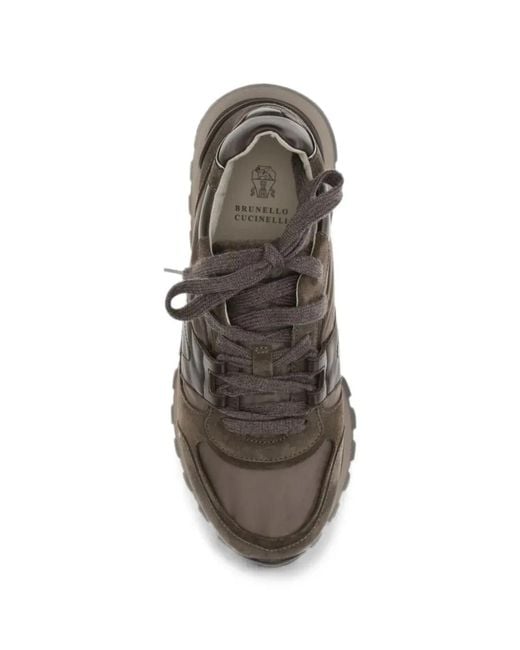 Brunello Cucinelli Brown Sneakers