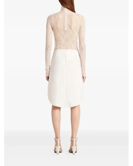 Courreges Natural Courregès High-Rise Pencil Skirt