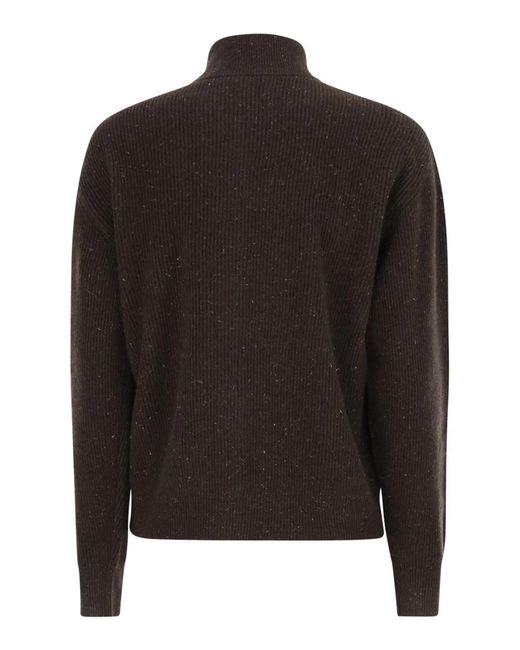 Peserico Black Cardigan With Buttons