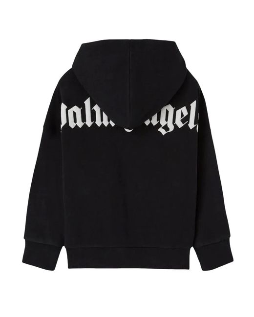 Palm Angels Black Sweatshirt With Logo