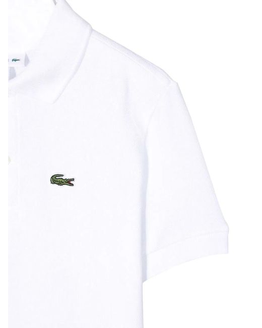 Lacoste White Regular Fit Polo Shirt
