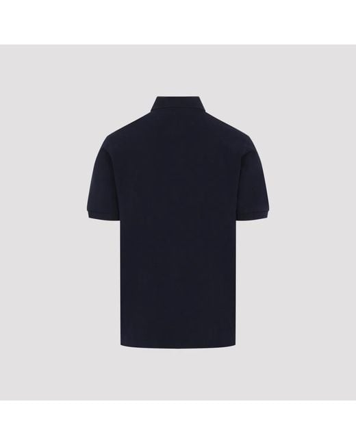 Etro Blue Blu Printed Detail Polo for men