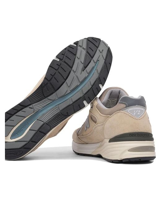 New Balance White Rubber Sneakers for men