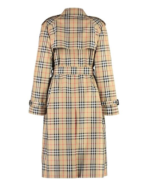 Burberry Natural Gabardine Trench Coat