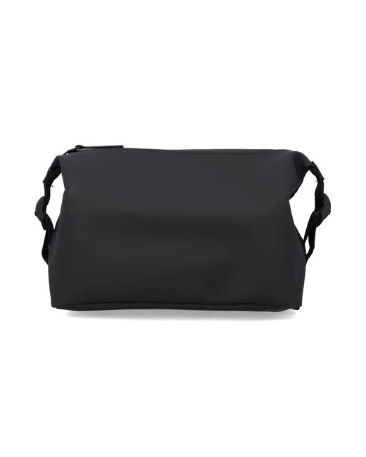 Rains Black Hilo Waterproof Wash Bag