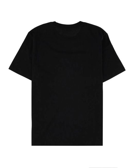 Balmain Black T-Shirt Con Stampa Logo for men