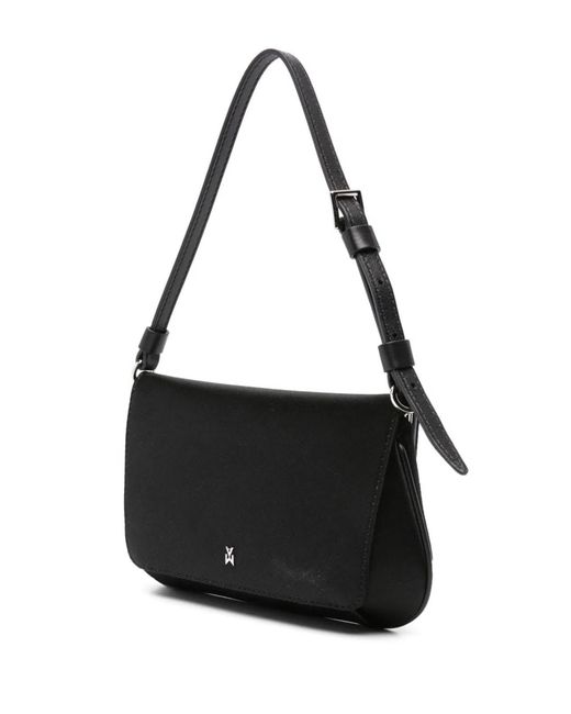 AMINA MUADDI Black Ami Mini Satin Shoulder Bag