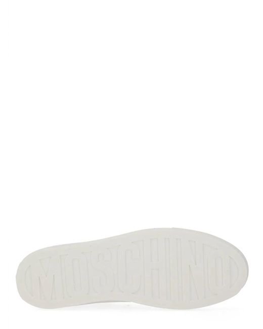 Moschino Couture White Leather Sneakers for men