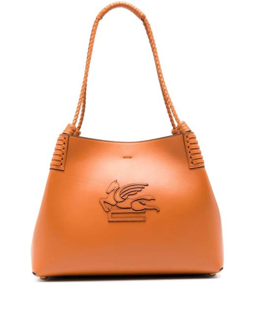 Etro Orange Tote Bags