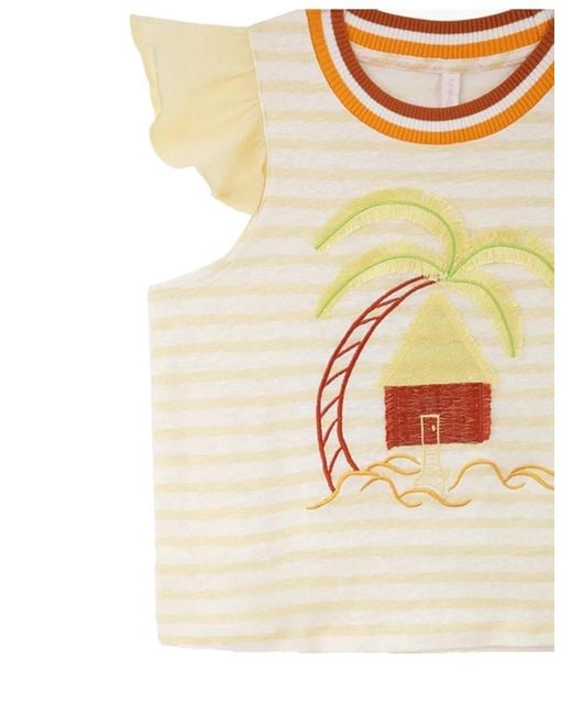 Zimmermann Natural T-Shirt