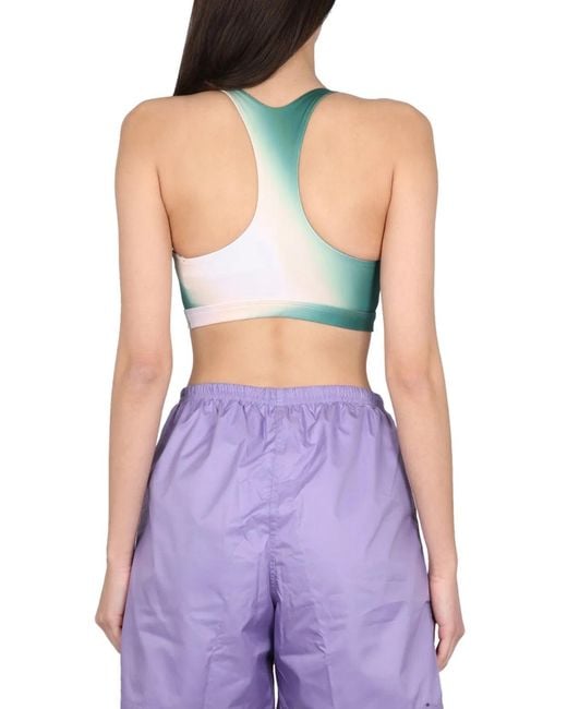 Adidas Originals Purple Tops With Logo