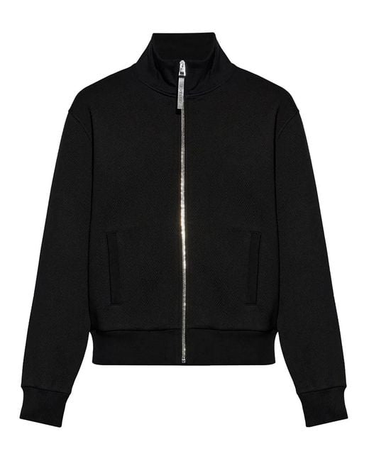 Givenchy Black Chevron And Jacquard Sweatshirt for men