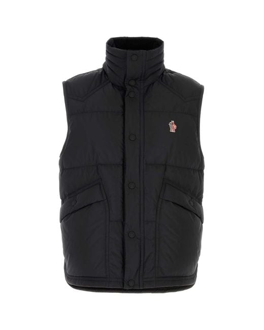 Moncler Black Evans Vest for men