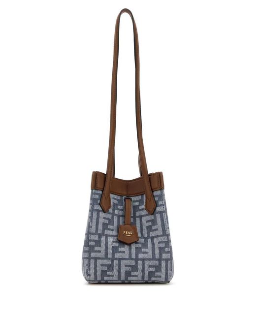 Fendi White Origami M Tessuto Ff Qb4