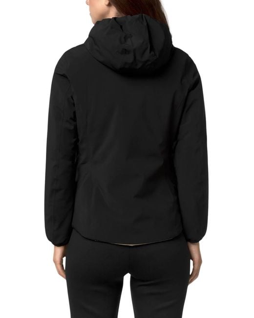 K-Way Black Lily St Warm Double Jacket