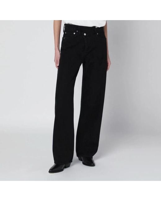 Agolde Black Cotton Jeans