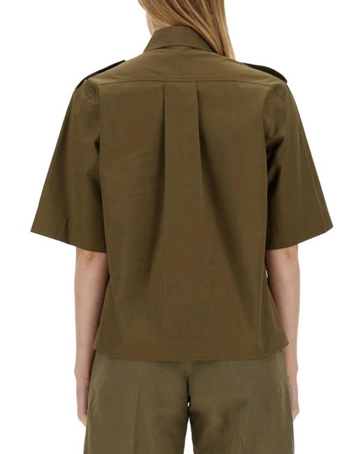 Aspesi Green Cotton Shirt