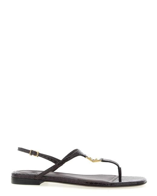 Fendi Purple Ffold' Sandals