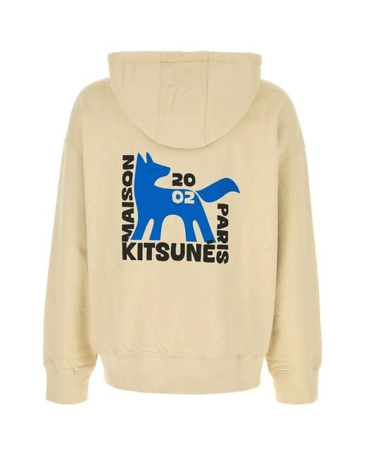 Maison Kitsuné Natural Gallery Fox Oversize Hoodie for men