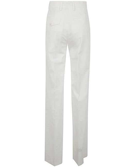Ann Demeulemeester White Maaike Flared Leg Comfort Trousers
