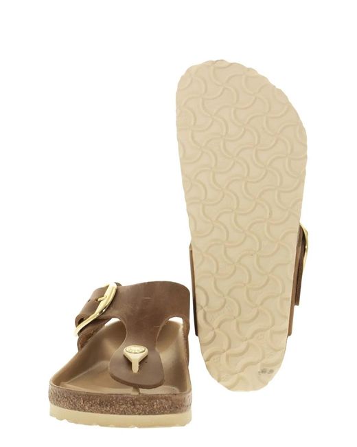 Birkenstock Brown Gizeh Big Buckle