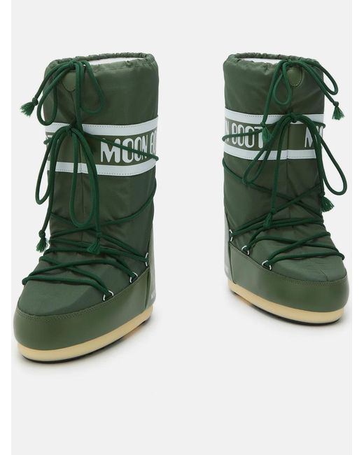 Moon Boot Green Mb Icon Nylon