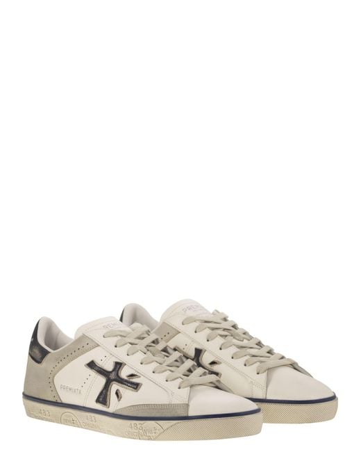 Premiata White Steven 7285 for men