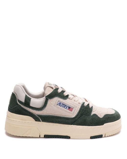 Autry Brown Bottle Suede And Mesh Clc Sneakers for men