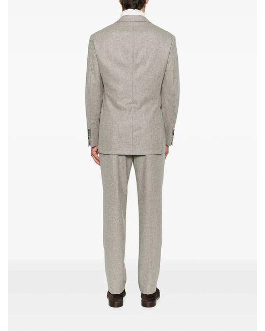 Brunello Cucinelli Gray Suit for men