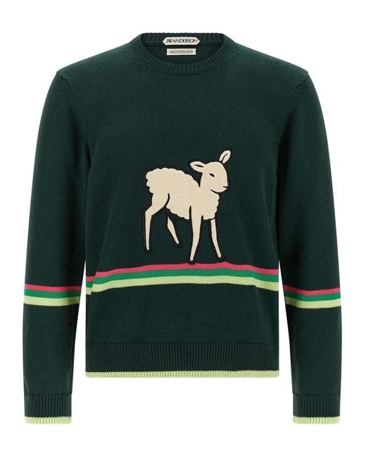 J.W. Anderson Green J.W.Anderson 'Sheep' Sweater for men
