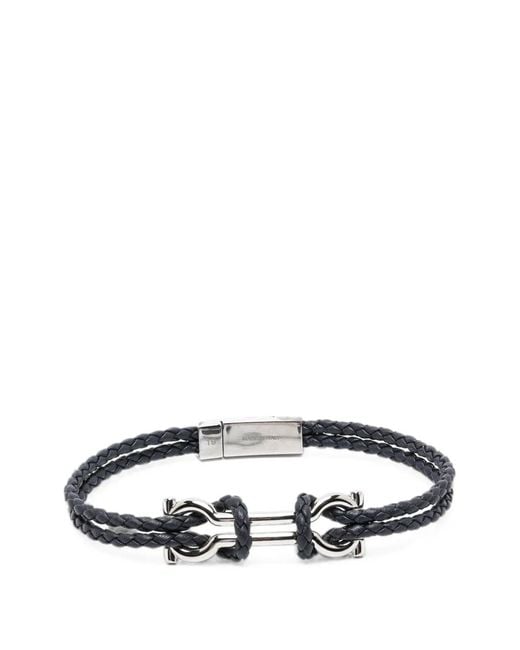 Ferragamo White Brass Bracelets for men