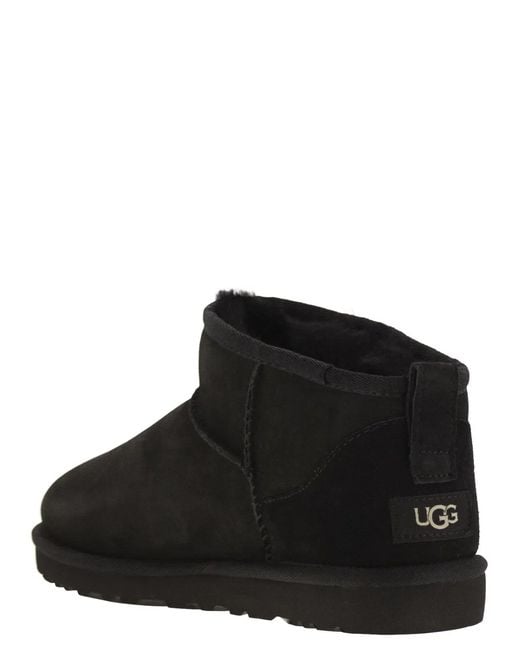 Ugg Black Classic Ultra Mini for men
