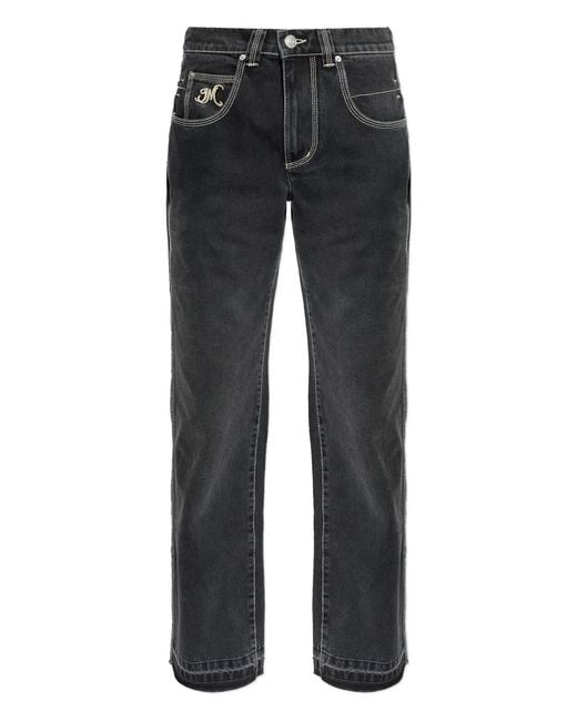 Isabel Marant Gray Jeyda Wide-Leg Cotton Pants