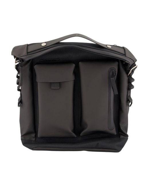 Rains Black Otaru W3 Rucksack
