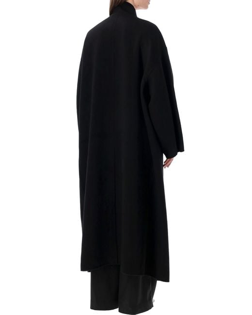 Frankie Shop Black Leroy Wool Coat