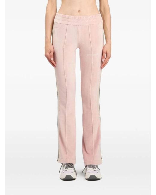 Palm Angels Pink Chenille Track Pants