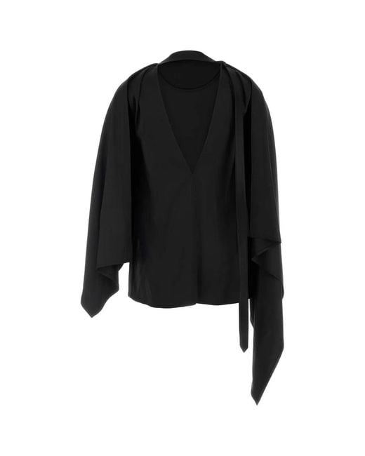 Bottega Veneta Black Top Cappa Raso