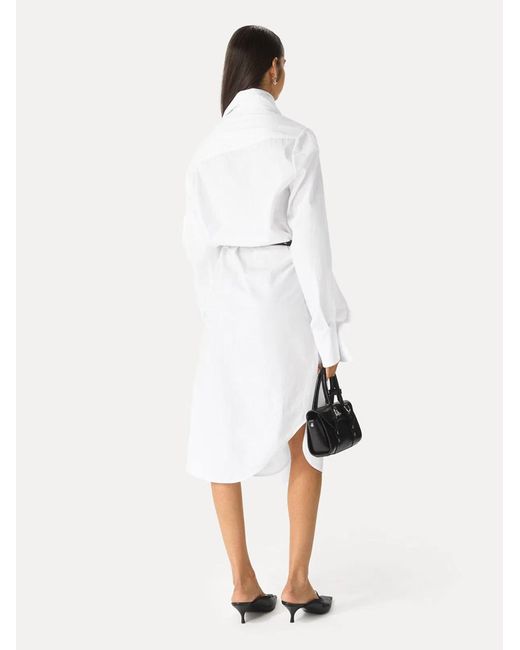 Vivienne Westwood White Drunken Shirt Dress