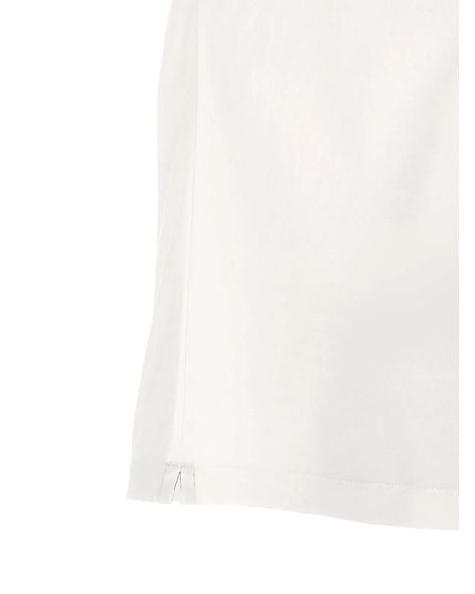 Brunello Cucinelli White 'Solomei Athletic Club' T-Shirt for men