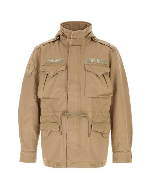 Polo Ralph Lauren Natural Icnc Fld Jkt-Lined-Field Jacket for men