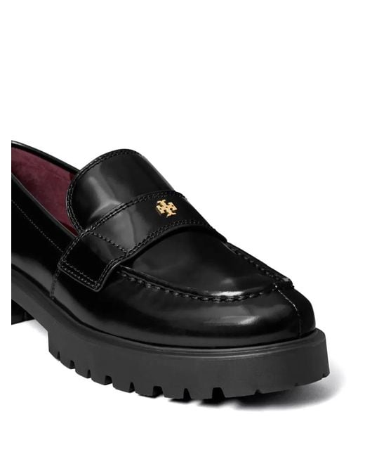 Tory Burch Black Flat Shoes
