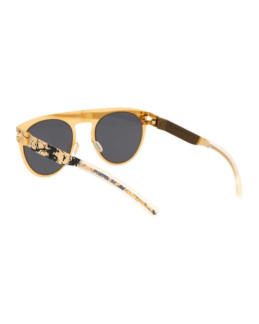 Mykita Blue Steel Frame Sunglasses