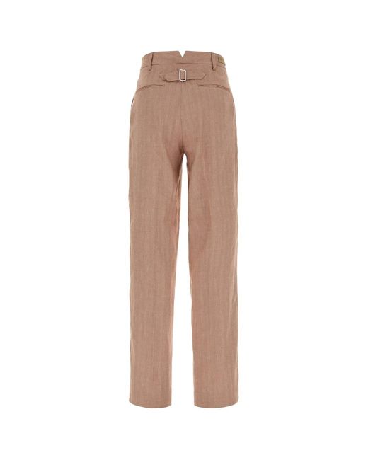 Jacob Cohen Natural Pant Regular Leg Single Pence Mid Rise Nora