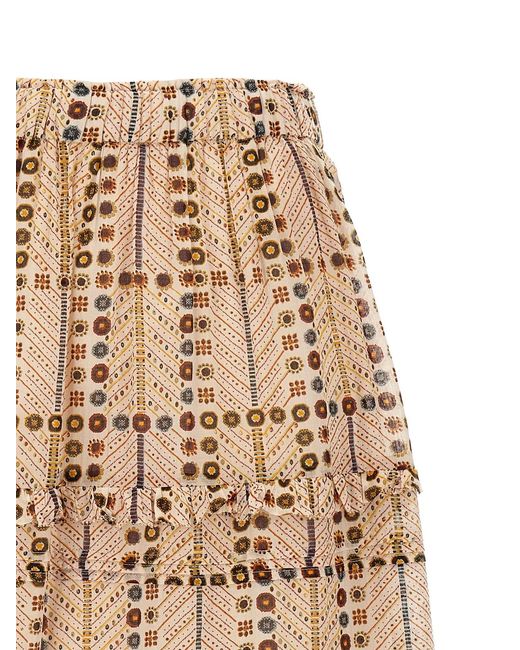 Isabel Marant Natural Marant Etoile 'Diya' Skirt