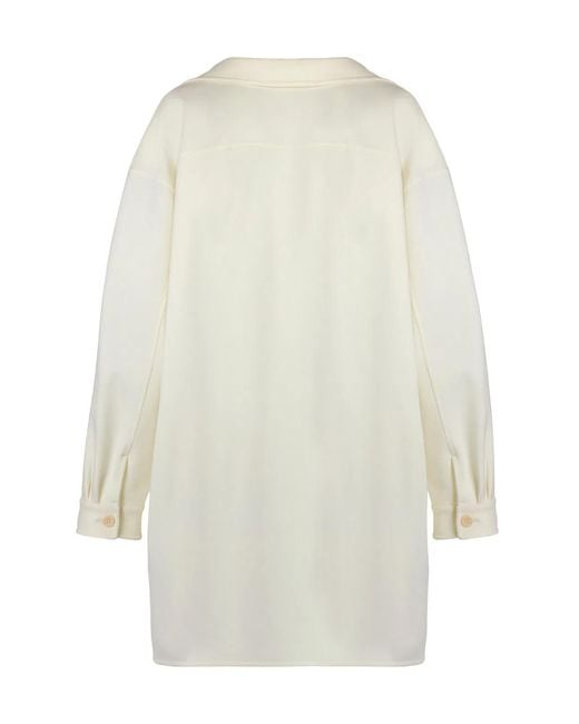 Max Mara White Orlaya Virgin Wool Jacket