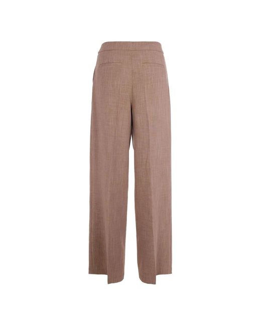 Liu Jo Natural Biscuit Cotton Trousers
