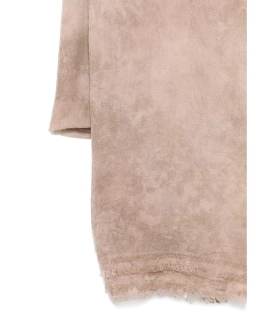 Avant Toi Natural "Austen" Faded Effect Light Wool Scarf 100X200 for men
