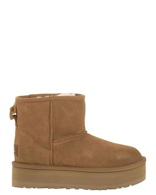 Ugg Brown Classic Mini Platform