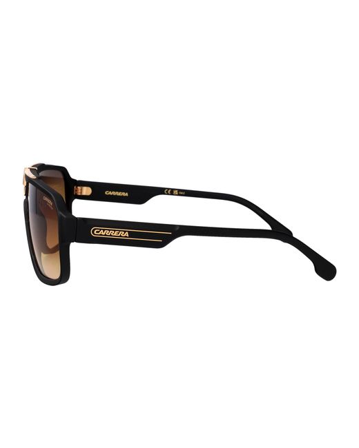 Carrera Brown Matte Polyamide Sunglasses for men