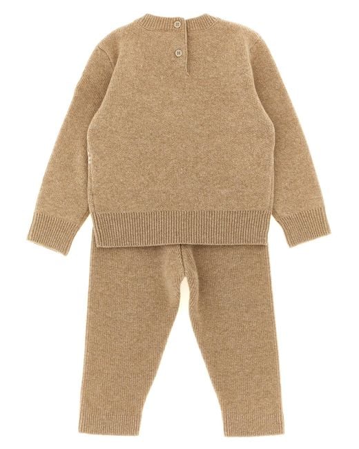 Moncler Natural Enfant 'Cervo' Sweater + Leggings Set